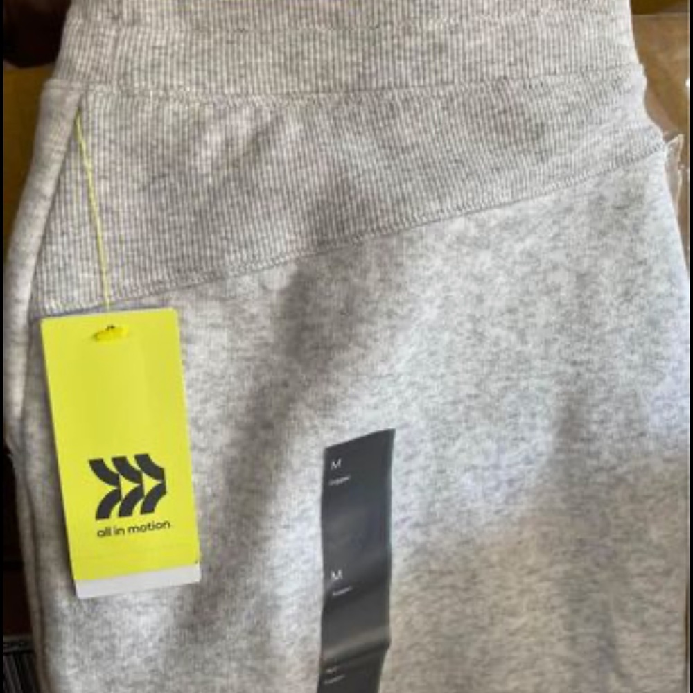 Fleece joggers by All in Motion in Heather Grey size medium